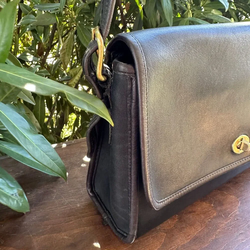 Vintage Coach Spectator Bag 9796 Black NYC - Picture 3 of 9